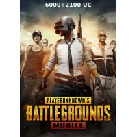 Игровая валюта PUBG Mobile 6000 + 2100 UC