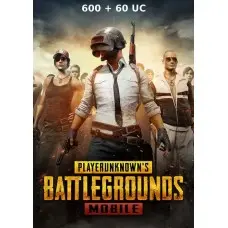 Игровая валюта PUBG Mobile 600 + 60 UC