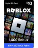 1000 Robux Roblox Gift Card | 1000 Робукс Роблокс Карта пополнения