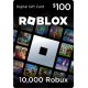 10000 Robux Roblox Gift Card | 10000 Робукс Роблокс Карта пополнения