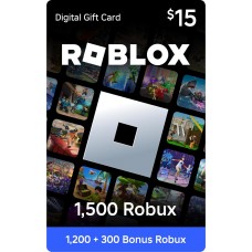 1500 Robux Roblox Gift Card | 1500 Робукс Роблокс Карта пополнения