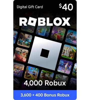 4000 Robux Roblox Gift Card | 4000 Робукс Роблокс Карта пополнения