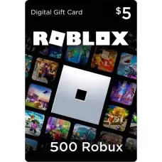 500 Robux Roblox Gift Card | 500 Робукс Роблокс Карта пополнения