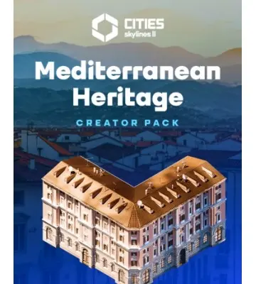 Доповнення Cities: Skylines II - Creator Pack: Mediterranean Heritage для ПК (Ключ активації Steam)