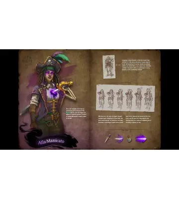 Дополнение Shadow Gambit: The Cursed Crew Artbook & Strategy Guide для ПК (Ключ активации Steam)