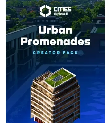 Игра Cities: Skylines II - Creator Pack: Urban Promenades для ПК (Ключ активации Steam)