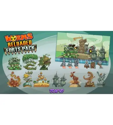 Дополнение Worms Reloaded - Forts Pack для ПК (Ключ активации Steam)