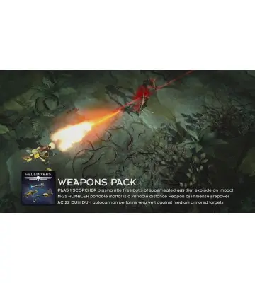 Доповнення HELLDIVERS - Weapons Pack  для ПК (Ключ активації Steam)
