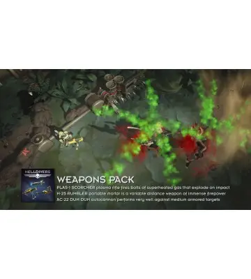 Доповнення HELLDIVERS - Weapons Pack  для ПК (Ключ активації Steam)