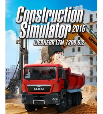 Дополнение Construction Simulator 2015: Liebherr LTM 1300 6.2 для ПК (Ключ активации Steam)