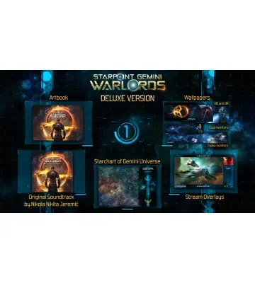 Доповнення Starpoint Gemini Warlords - Upgrade to Digital Deluxe  для ПК (Ключ активації Steam)