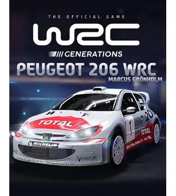 Дополнение WRC Generations - Peugeot 206 WRC 2002 для ПК (Ключ активации Steam)