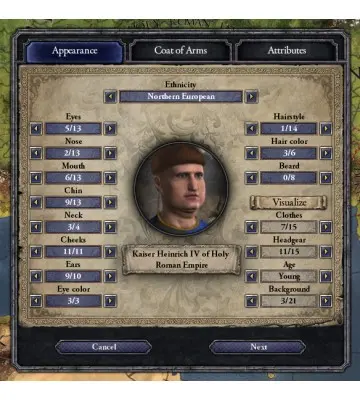 Доповнення Crusader Kings II: Ruler Designer  для ПК (Ключ активації Steam)