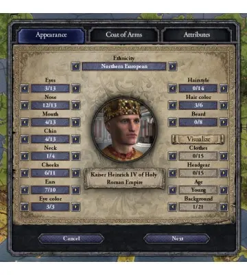 Доповнення Crusader Kings II: Ruler Designer  для ПК (Ключ активації Steam)