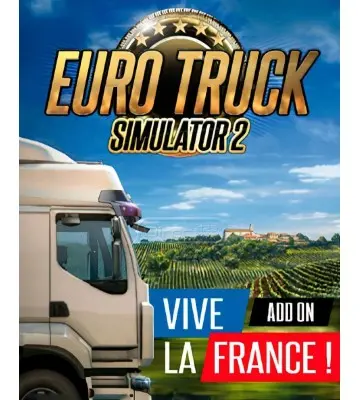Доповнення Euro Truck Simulator 2 - Vive la France!  для ПК (Ключ активації Steam)