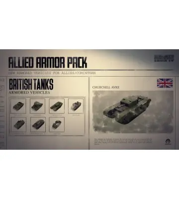 Дополнение Hearts of Iron IV: Allied Armor Pack для ПК (Ключ активации Steam)