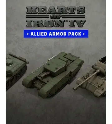 Дополнение Hearts of Iron IV: Allied Armor Pack для ПК (Ключ активации Steam)